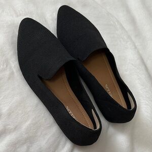 Women's Black Slip-On Loafers